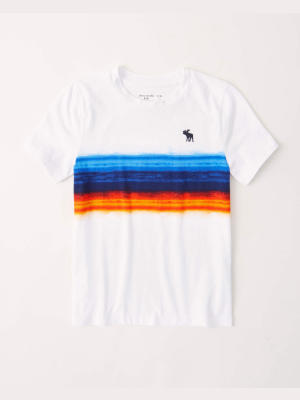 Chest Striped Icon Tee