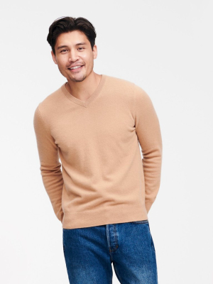 The Essential $75 Cashmere V-neck Sweater Mens
