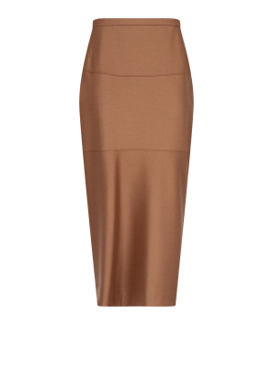 Jil Sander Back-slit Pencil Skirt