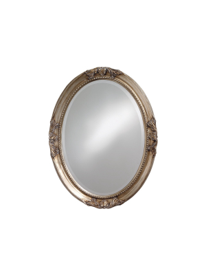 Queen Ann Antique Silver Leaf Mirror - Howard Elliott