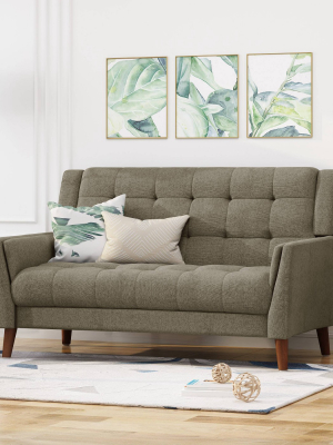 Candace Mid Century Modern Loveseat - Christopher Knight Home