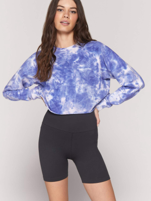 Tie Dye Izzy Crop Sweatshirt