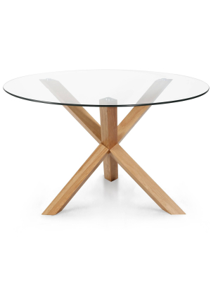 48" Wilford Round Dining Table - Poly & Bark