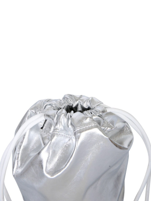 Mm6 Maison Margiela Metallic Bucket Bag