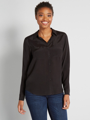 One Shirt Wonder Button-up Top