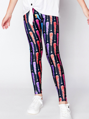 Rainbow Rock Candy Leggings