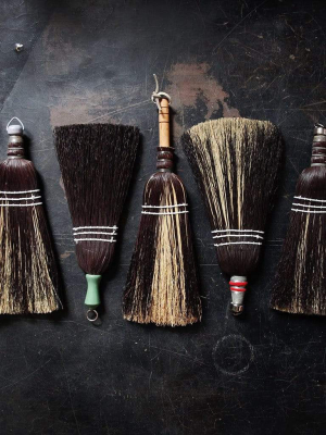 Black Vintage Whisk Broom