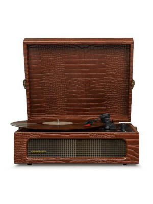 Voyager Portable Turntable - Brown