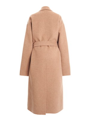 Owanne Double Oversized Belted Wool Coat