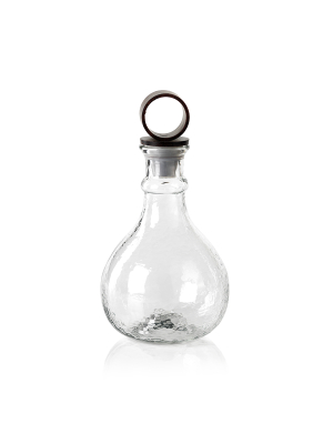 Garan Hammered Glass Decanter