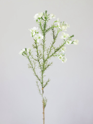 White Fake Waxflower Filler Flowers - 26"