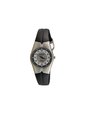 Armitron Resin Strap Analog Watch-black