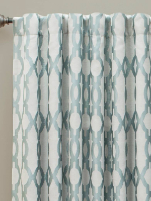 Dixon Thermalayer Blackout Window Curtain Panel Blue - Eclipse