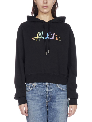 Off-white Rainbow Logo Hoodie