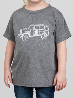 Kids Magnolia Grey Truck Shirt