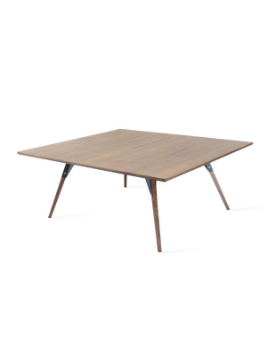 Clarke Large Rectangle Coffee Table - Walnut