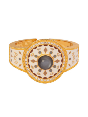 Moonstone Hinged Cuff