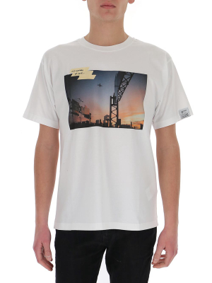 Golden Goose Deluxe Brand Sun-set Printed Crewneck T-shirt