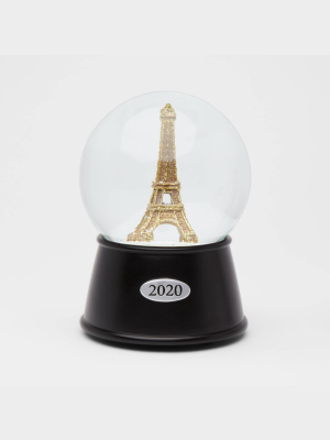 5.5" X 3.8" Eiffel Tower Musical Snow Globe - Wondershop™