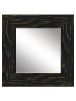 20" X 20" Wood Square Decorative Mirror - Ptm Images