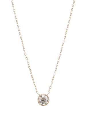 Champagne Diamond Magic Eye Necklace