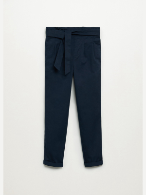 Bow Straight Trousers