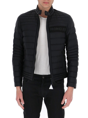 Moncler Logo Patch Zip-up Padded Jacket