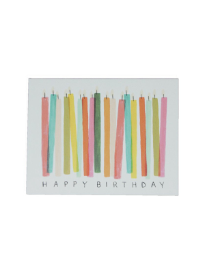 Candle Birthday Card - Boxed Set