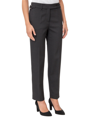 Redvalentino Buckle Detailed Trousers