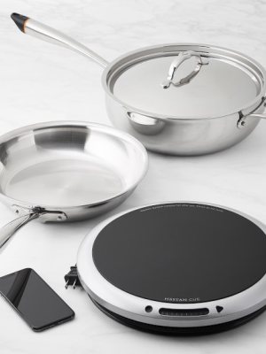 Hestan Cue Smart Induction Burner, Fry Pan & Chefs Pot