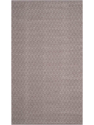 Montauk Geometry Ivory/chocolate Area Rug