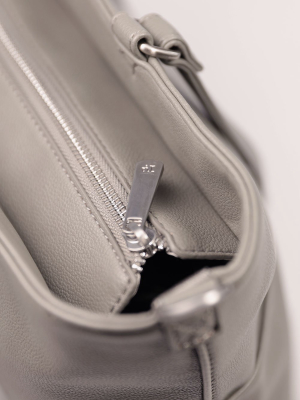 Citywalk Tote Grey Umber - Brushed Nickel Hardware