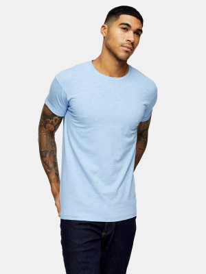 Blue Slub Roller T-shirt