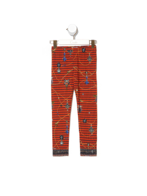 Kids Leggings 4-10 Poetic Anarchy