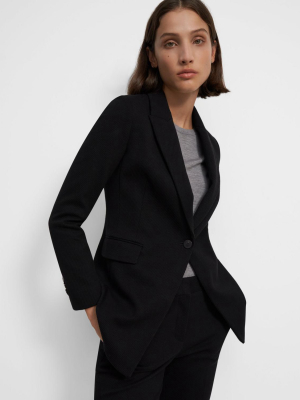 Etiennette Blazer In Knit Twill