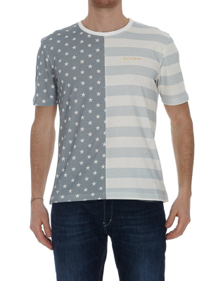 Buscemi Stars And Stripes Print T-shirt