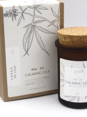 #25 Calming Lily Coconut Wax Candle