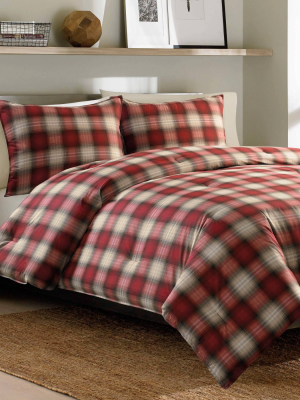 Navigation Plaid Comforter Set