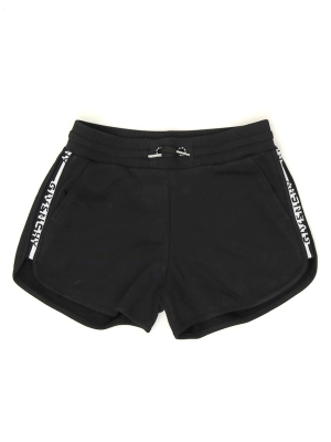 Givenchy Kids Logo Print Track Shorts