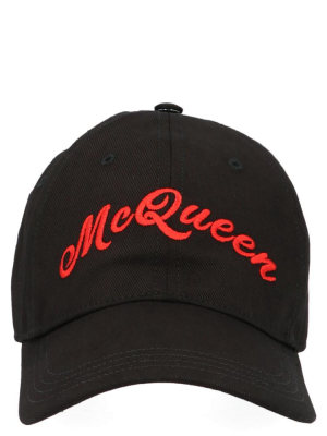 Alexander Mcqueen Logo Signature Baseball Cap