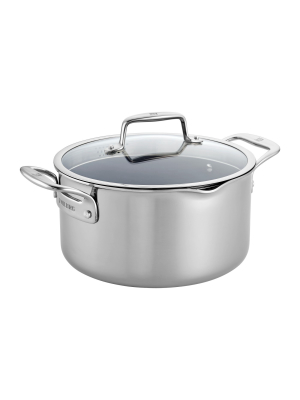 Zwilling Clad Cfx 6-qt Stainless Steel Ceramic Nonstick Dutch Oven