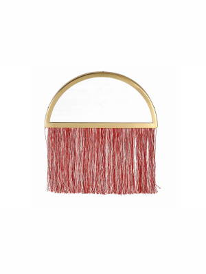 Macrame Fringe Wall Mirror Pink - Project 62™