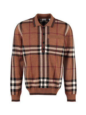 Burberry Checked Polo Shirt