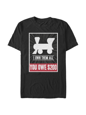 Men's Monopoly Own All Railroads T-shirt