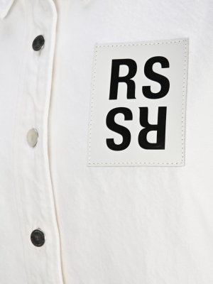 Raf Simons Logo Patch Denim Shirt