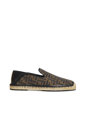 Fendi Ff Motif Jacquard Espadrilles