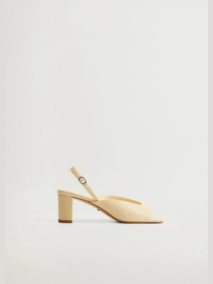 Heel Non-structured Sandals