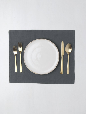 Winter Pine Linen Placemats Drew And Garret