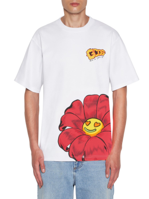 T-shirt With Daisy Print