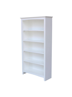 Shaker Bookcase White - International Concepts